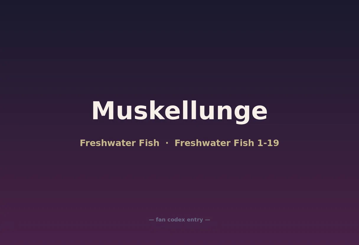 Muskellunge